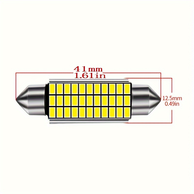 2/10pcs C10W C5W LED Canbus Festoon 31mm 36mm 39mm 41mm For Car Truck  Interior Reading Light License Plate Lamp No Error 12V 24V