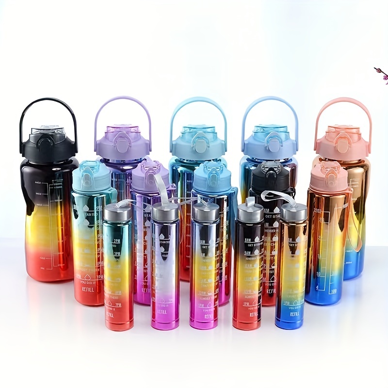 26oz Glass Water Bottles Clear Cute Kawaii Water Bottles with Straw Strap  Aesthetic Sports Motivational Water Bottle Jugs for Daily Drinking,  Workout, Outdoors, School, Work, White 