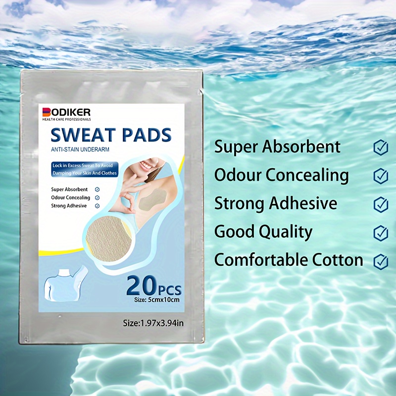 Generic Underarm Sweat Pads Armpit Pads Deodorant 10 Pcs (5 Pack)