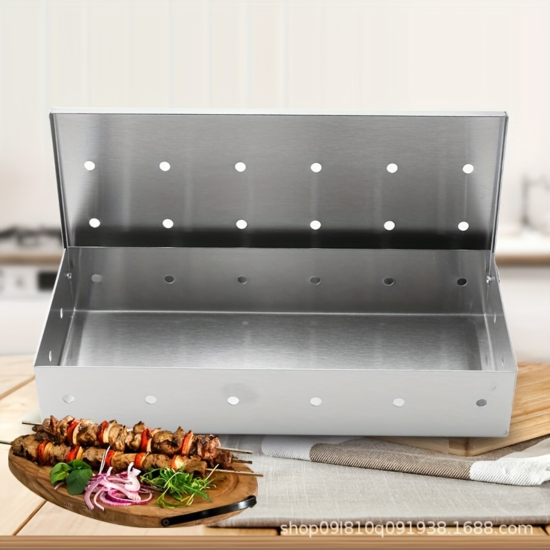 Stainless Steel Smoke Box Smoker Box For Gas Grill Or - Temu Mexico