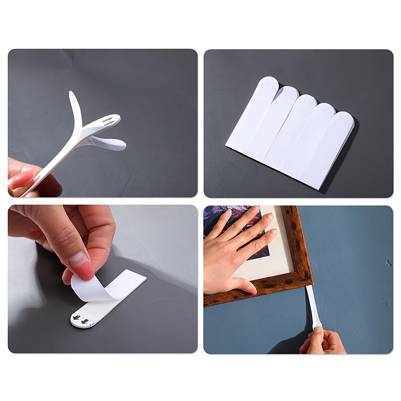 Selective Focus on Adhesive Strip Wall Hanger that Can Be Removed by  Pulling Tape Stock Photo - Image of hang, wall: 226246384