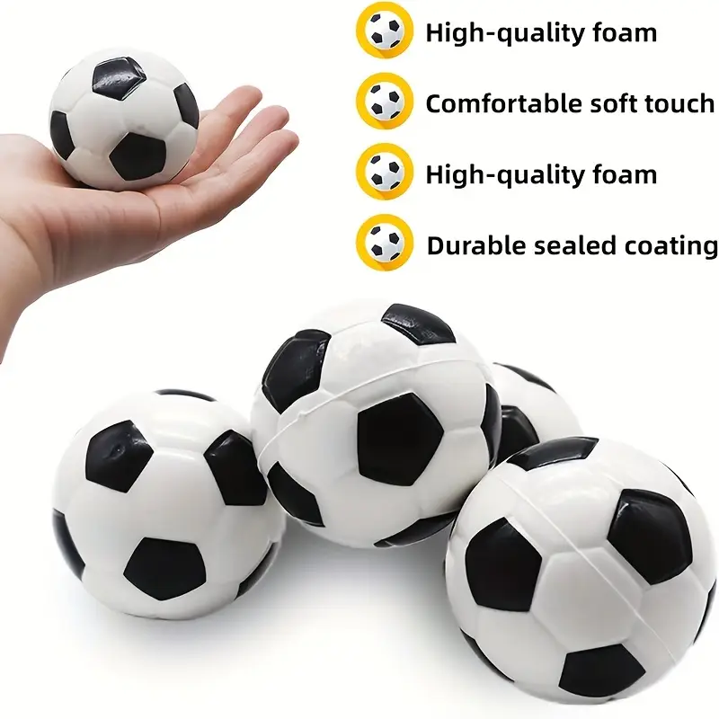 2pcs Mini Bola De Espuma Esportiva, Bola De Futebol Anti-stress, Bola De  Aperto Anti-stress, Alívio Da Ansiedade, Brinquedos De Festa, Brinquedos De