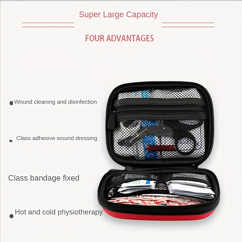 Portable Small First Aid Kit for Home and Outdoors