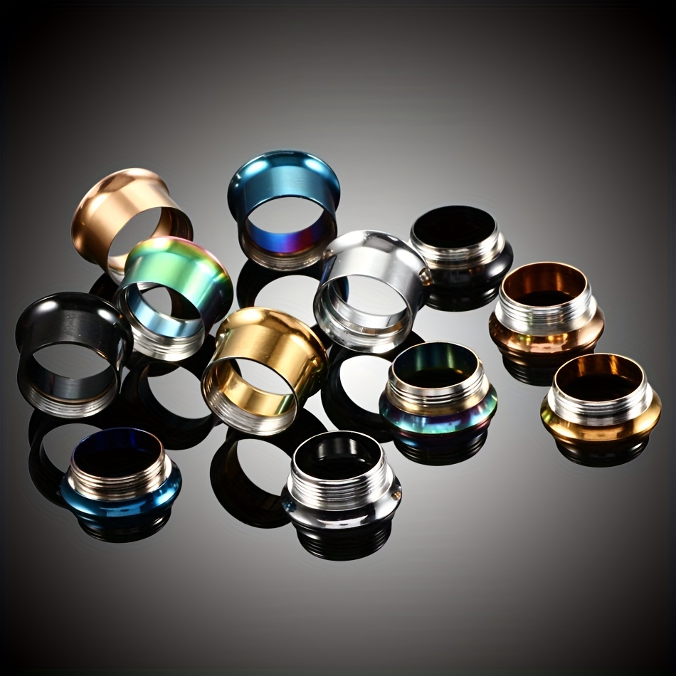 Men's Double Flared Ear Gauges for Piercing