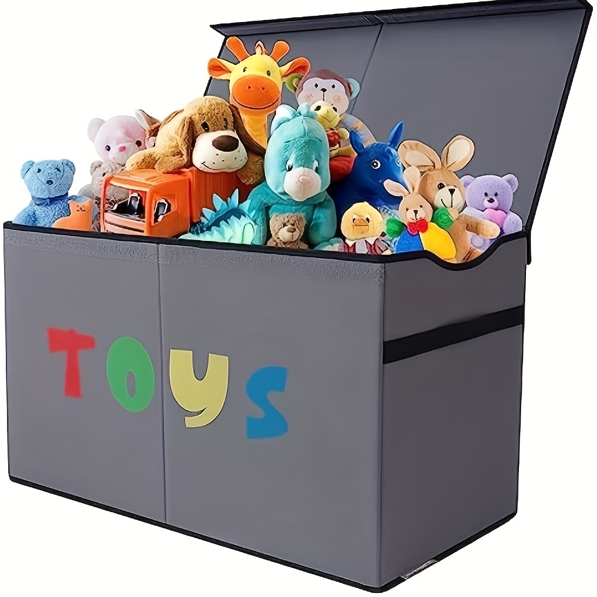 1/2/3/4/5 layer Toy Storage Box With Lid Grids Large Storage - Temu