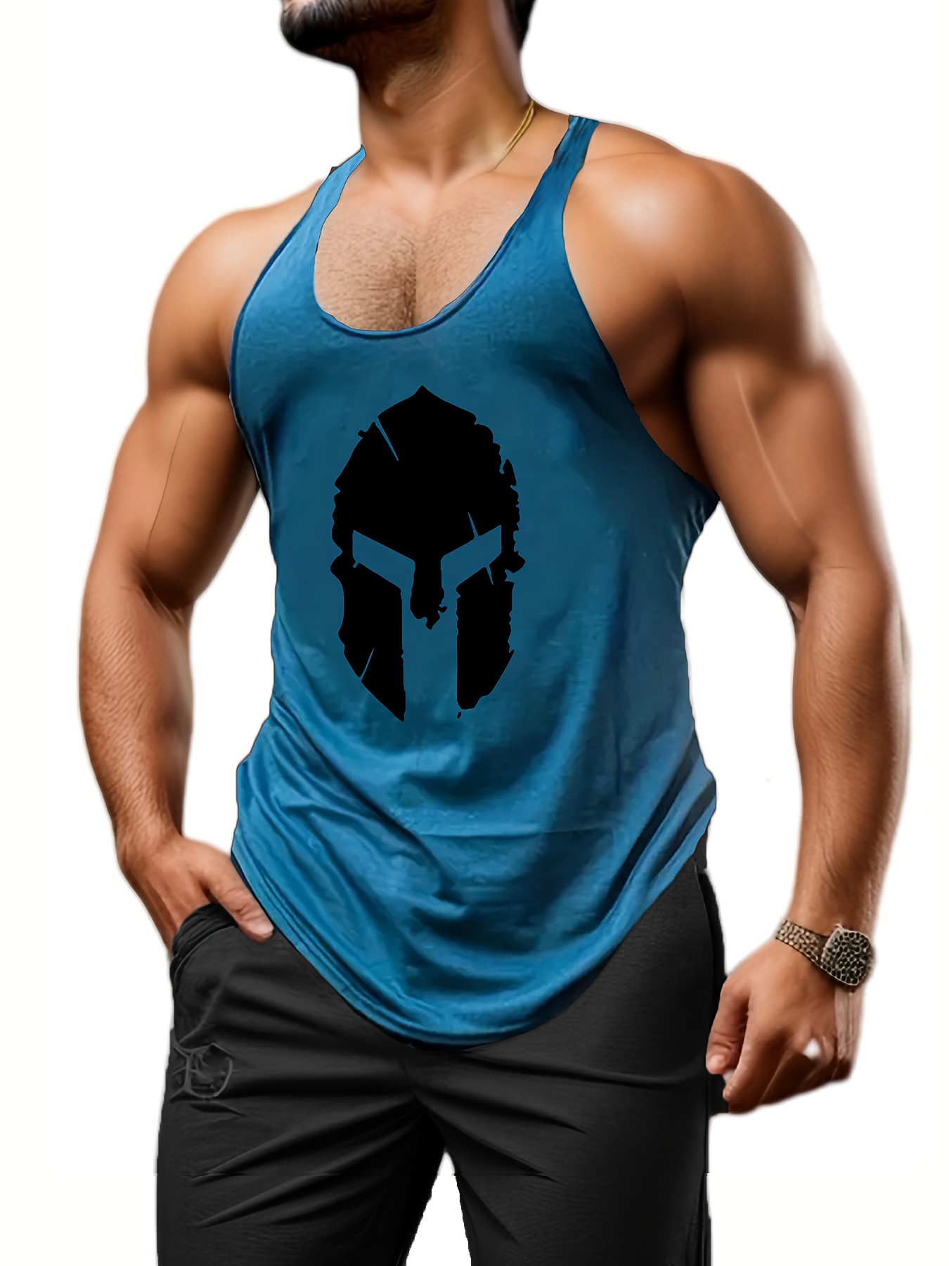 Best Seller Mens Casual Sports Tank Top Breathable Sleeveless 13