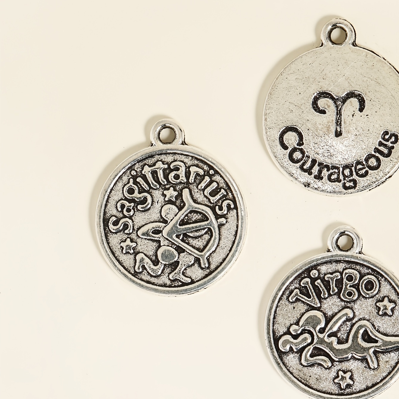 Metal Alloy Enamel Golden 12 Constellations Zodiac - Temu