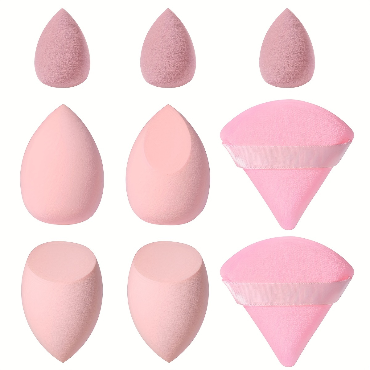 Mini Makeup Sponge Set Blender Foundation Blending - Temu