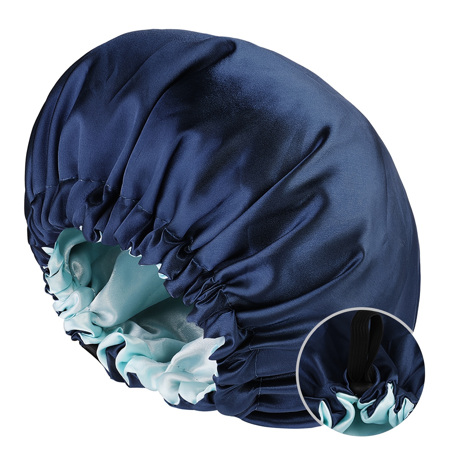 Double Layer Extra Large Silk Satin Bonnet For - Temu