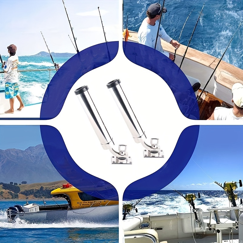 Boat Accessories Adjustable Fishing Rod Holder Bracket Stand Deck