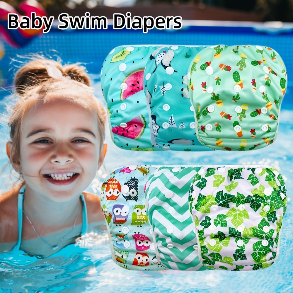 

1pc Baby & Toddler Boy Swim Diaper, Reusable Adjustable Washable, 1 Size Fits 3-15kg, Gifts, For Swimming Lessons, Baby Swim Diaper, Christmas Halloween Thanksgiving Day Gift