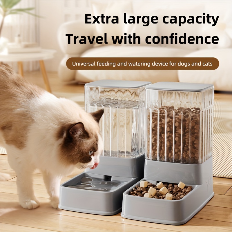  Contenedor de comida para mascotas, gran capacidad,  transparente, para perros y gatos, cubo sellado, caja de almacenamiento a  prueba de humedad para perros, gatos, pájaros : Productos para Animales
