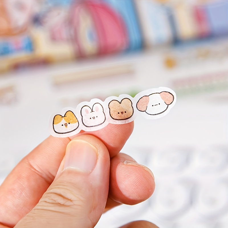 Cute Cartoon Pretty Girl Daily Wear Matching Stickers Diy - Temu