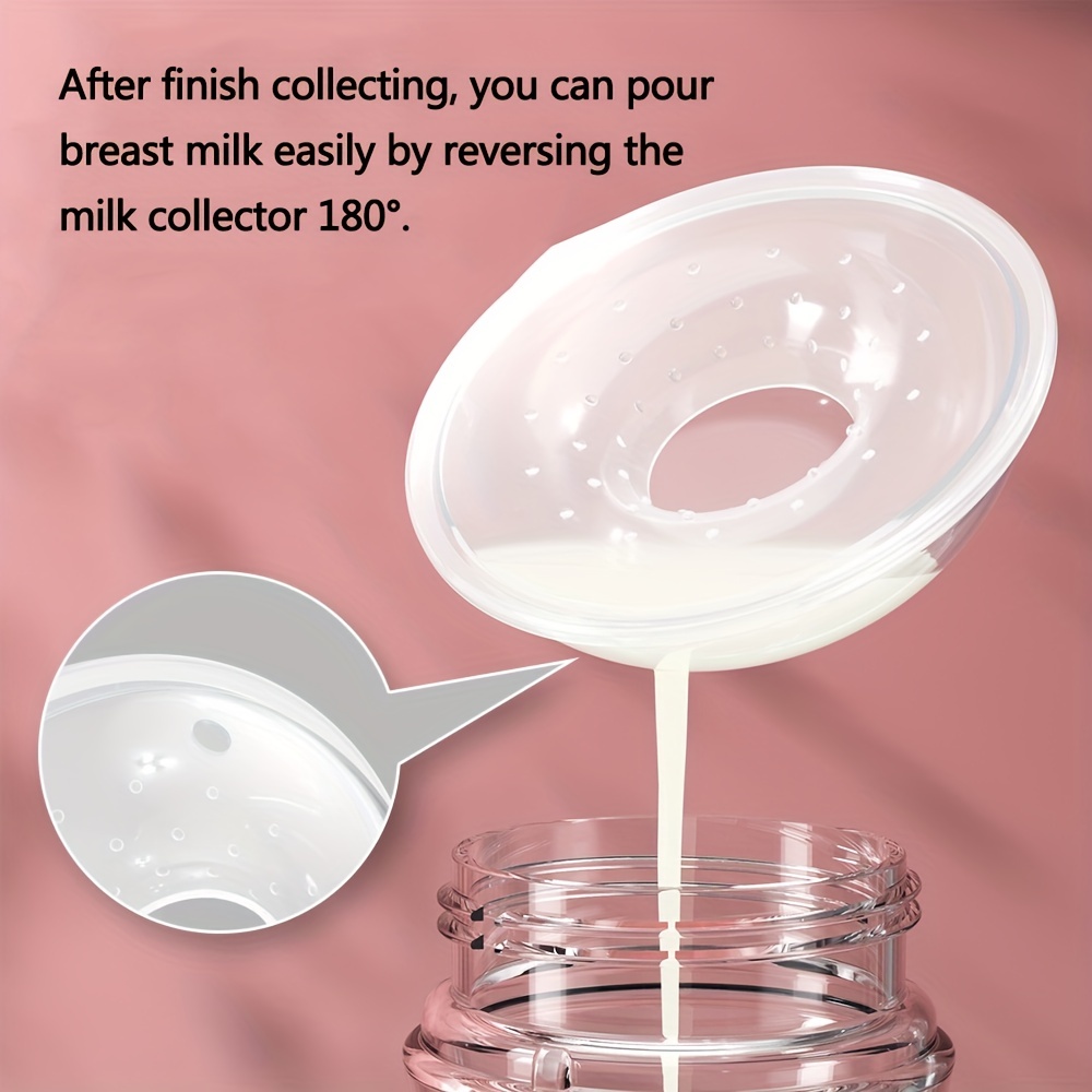2pcs Silicone Breast Milk Collectors, Breast Shell & Milk Catcher