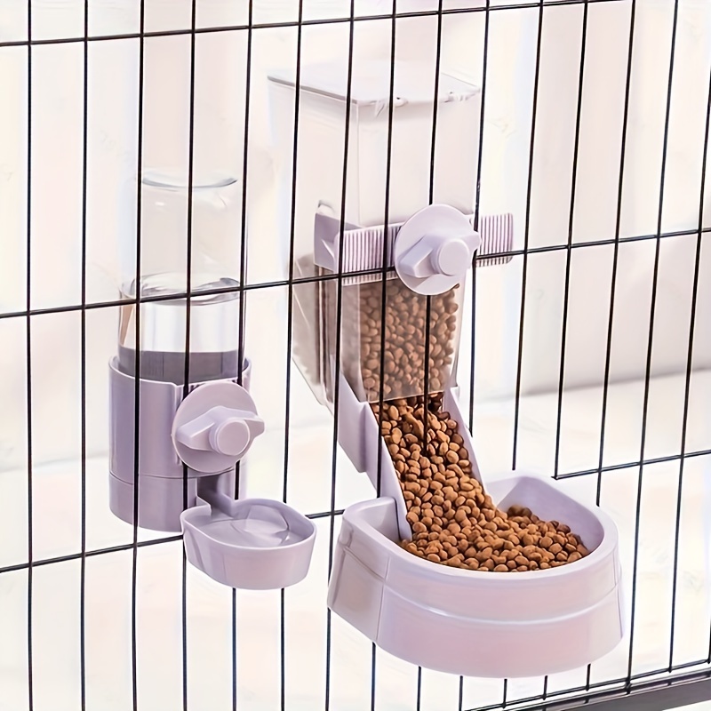 Pet Automatic Feeder Pet Water Dispenser Hanging Gravity Dog - Temu