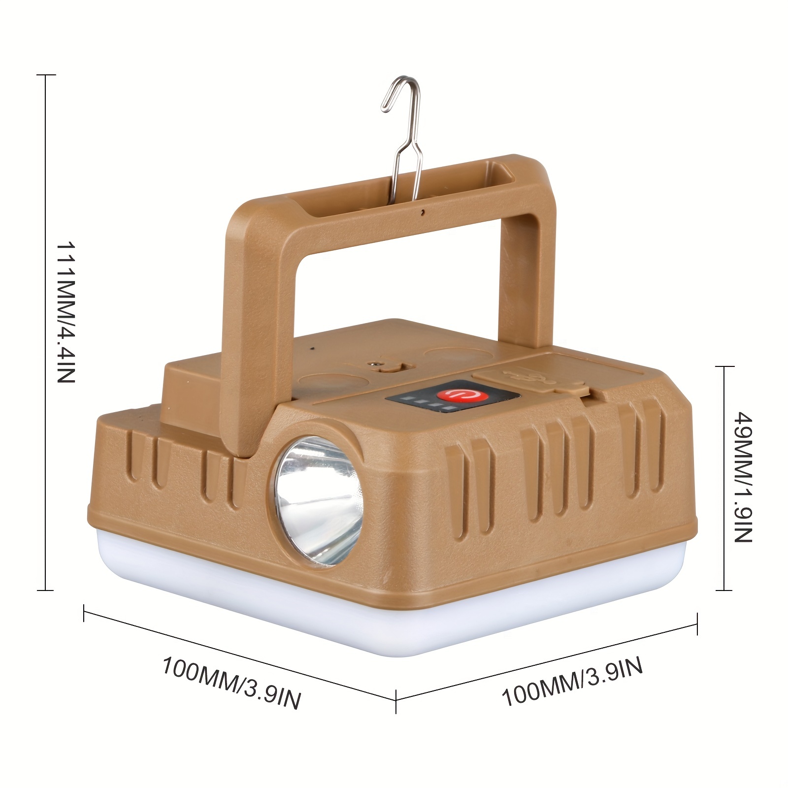 Rechargeable Led Camping Lantern - Brightness, 2 Light Modes, Ideal For  Camping, Hiking, Emergencies, Power Outages - Temu
