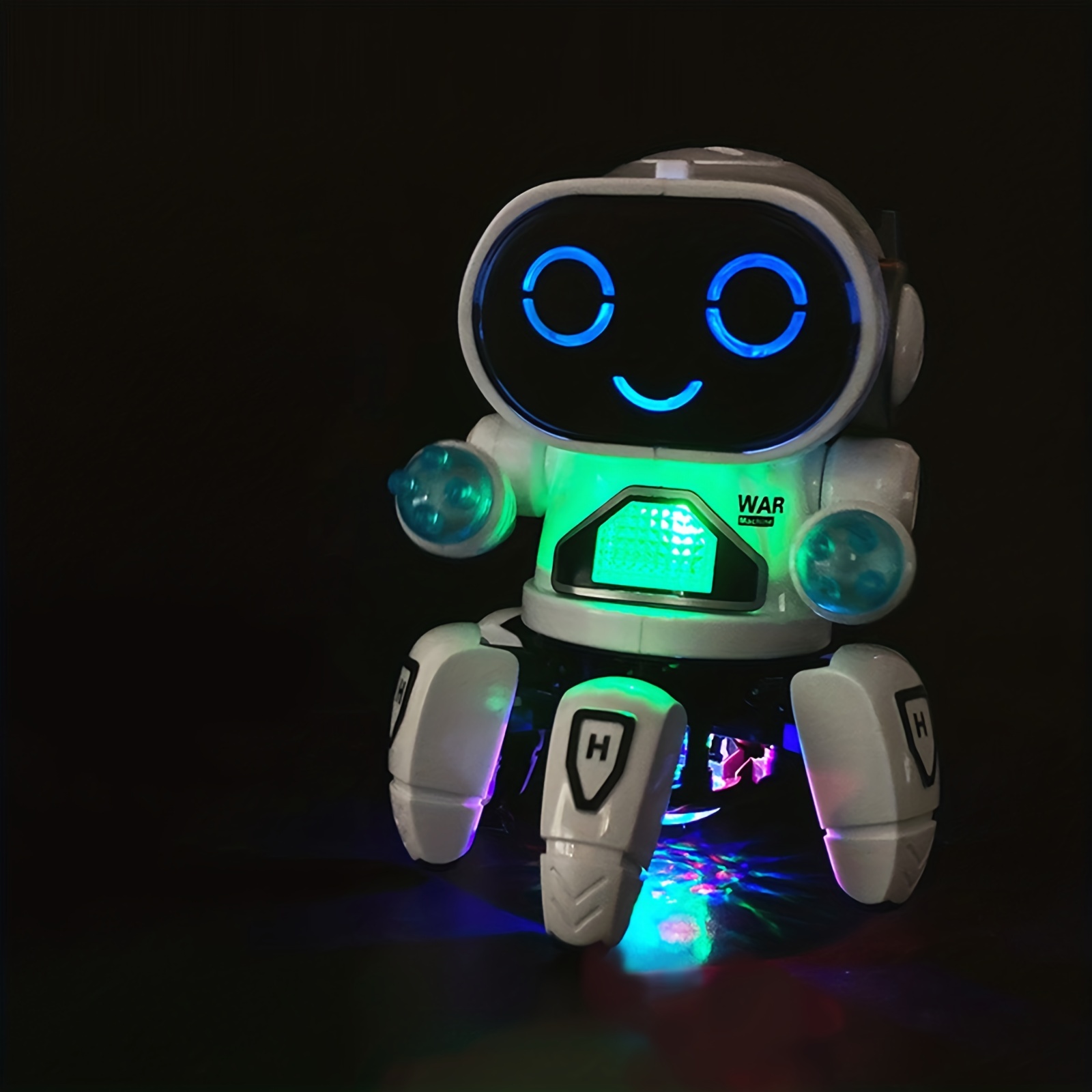 Kids Dancing Robot Toys With Light Music Six-claw Electronic Toy Gift Smart  Mini Robot Travel Toy