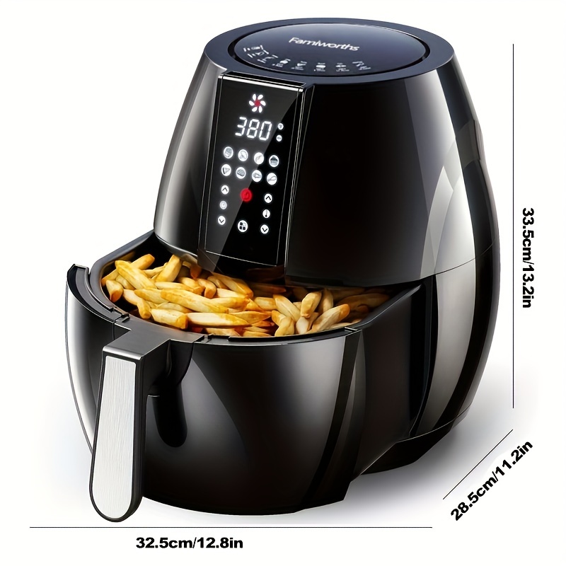 Farberware 4L Deep Fryer, Stainless Steel, Electric,Includes 2