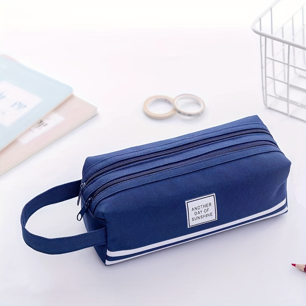 Large capacity pencil case, stationery box, multifunctional pencil case, 