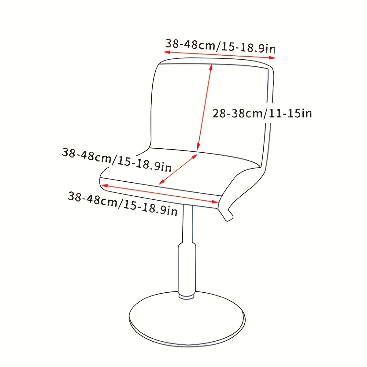 1pc Copertura Della Sedia Da Pranzo A Schienale Basso - Temu Italy