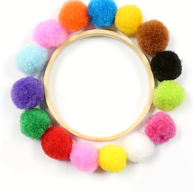 20pcs Craft Pom Poms Multicolor Bulk Pom Poms Arts And Crafts, Pompoms For  Crafts In Assorted Size- Soft And Fluffy Puff Balls,2.03cm Colors Pompoms