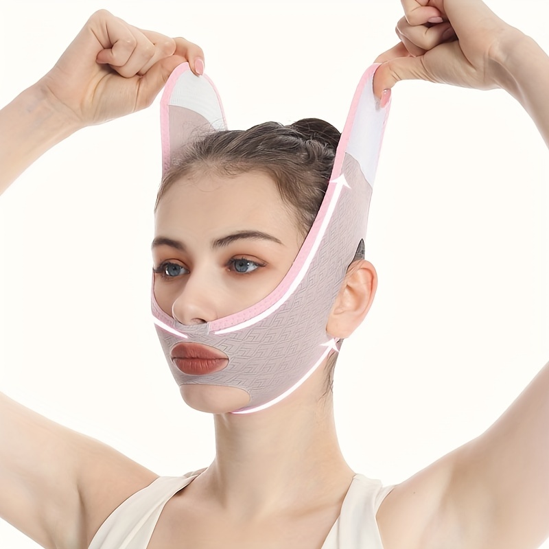 Face Lifting Mask, 1pc Facial Cheek Bandage Lifting Lines Sleep Elastic  Bandage Face Magic Device To Improve Double Chin