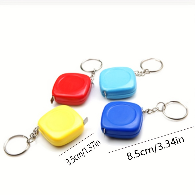 Automatic Retractable Square Small Tape Measure Keychain - Temu