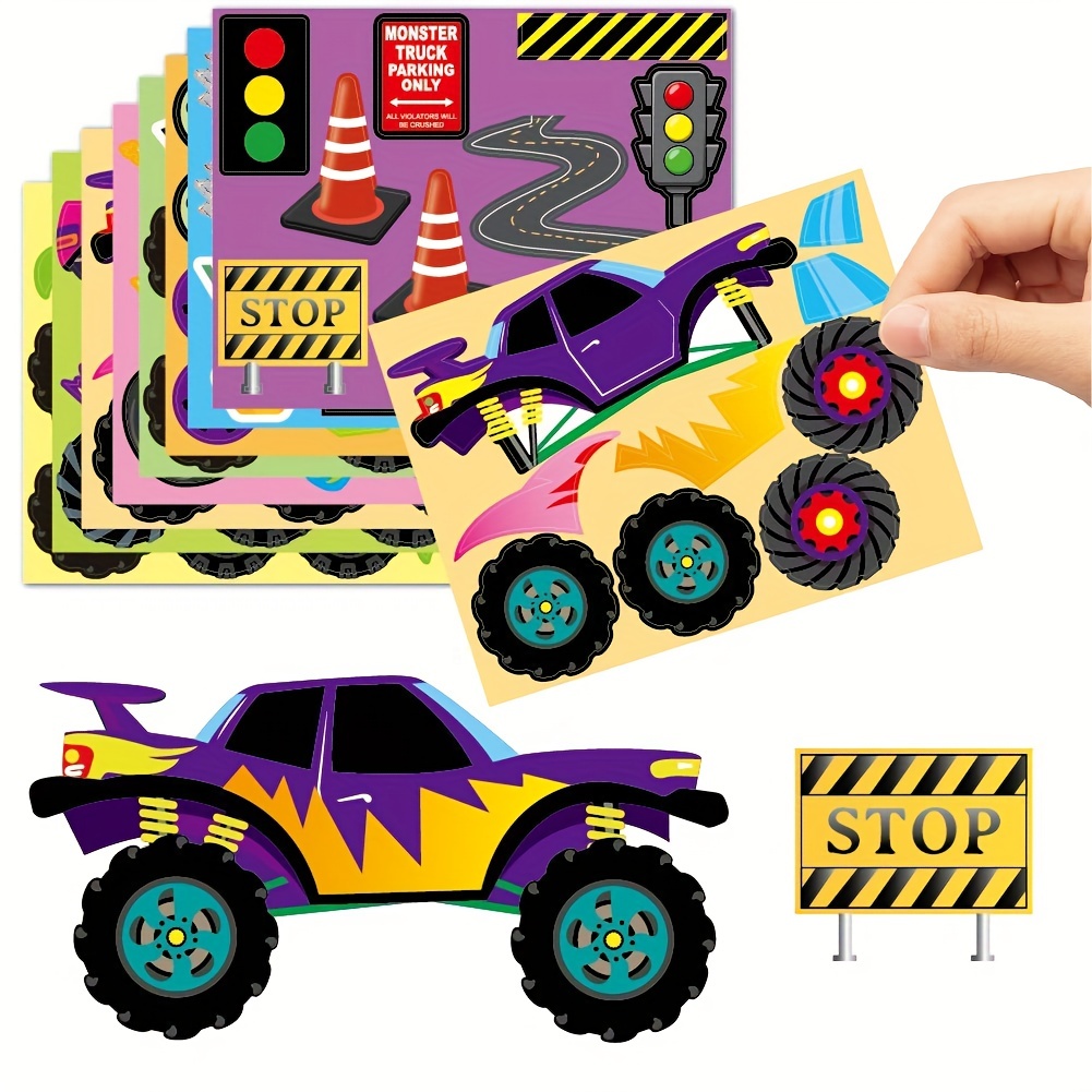 Monster Truck Stickers Truck Car Stickers Car Stickers - Temu