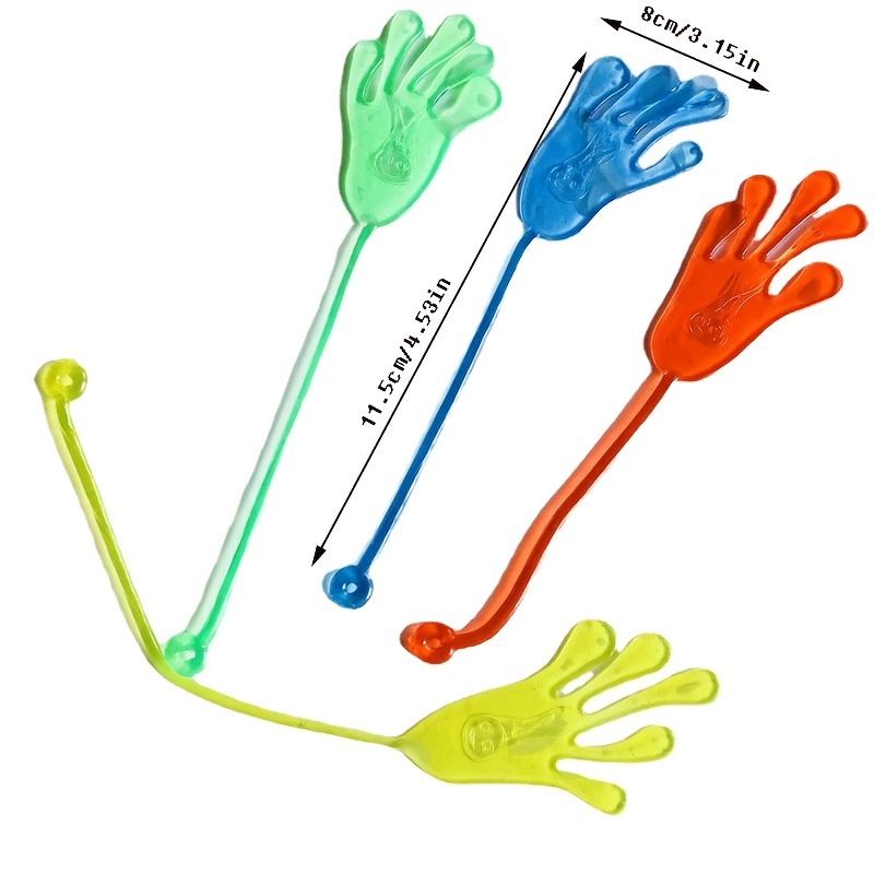 10 Uds. Favor de suministro de fiesta para niños, Mini Sticky Jelly Stick  Slap Squishy Hands Toy - Temu