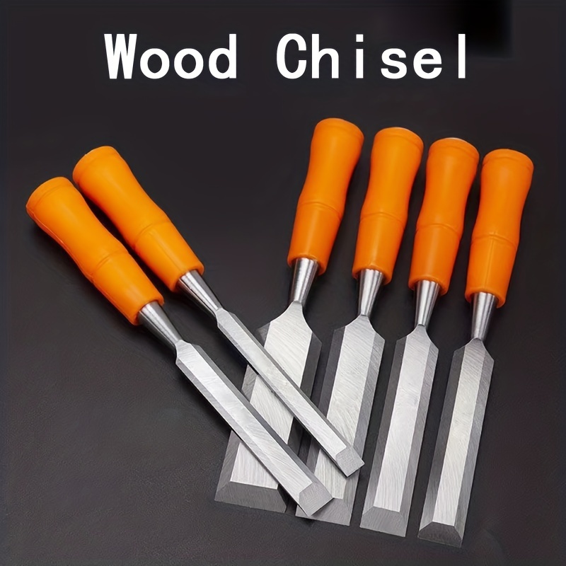 Wood Chisel For Woodworking, Beveled Edge Blade, Durable Handle Wood Chisel  - Temu