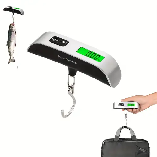 1 Pc Luggage Scale Electronic Scale Hand Scale Hook Scale Package Scale  50kg Mini Scale Portable Spring Scale Fishing Scale - Sports & Outdoors -  Temu