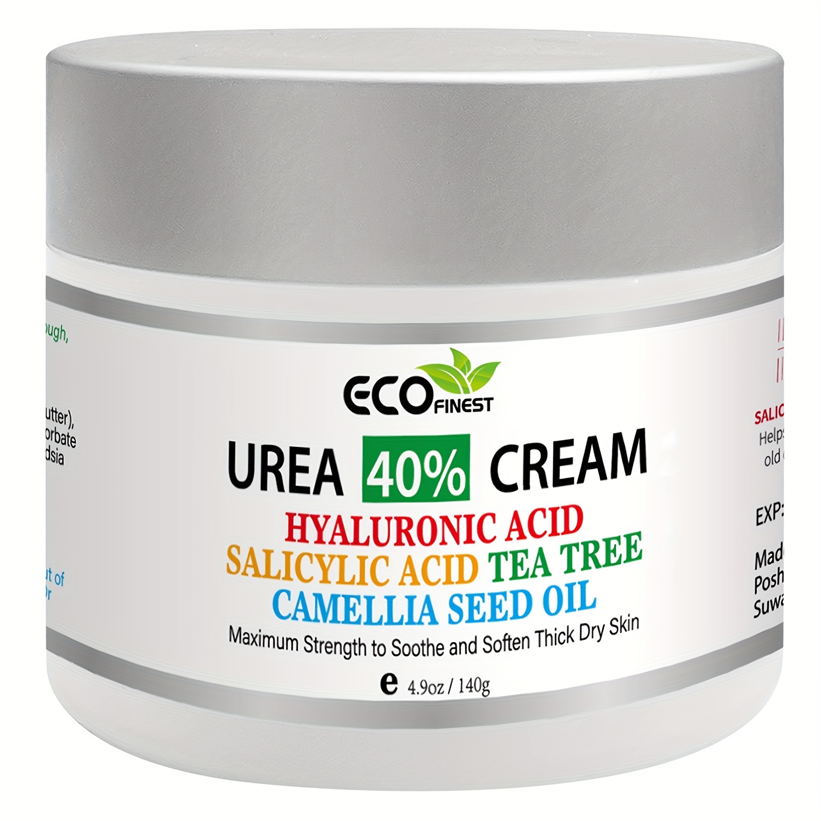 Urea Cream 40 + 2 Salicylic Acid 4 9 Oz Callus Corn Remover Foot Cream