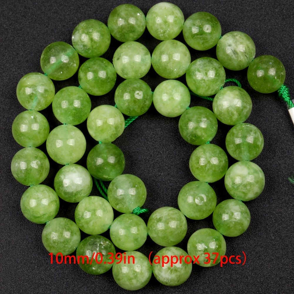 6/8/10mm Natural Stone Burma Jade Beads Round Loose Spacer Beads For  Jewelry Making DIY Bracelet Necklace Bracelet