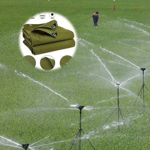 16 oz canvas tarpaulin multi size heavy duty tarp drop cloth uv tear wear resistant camping tarp with grommets