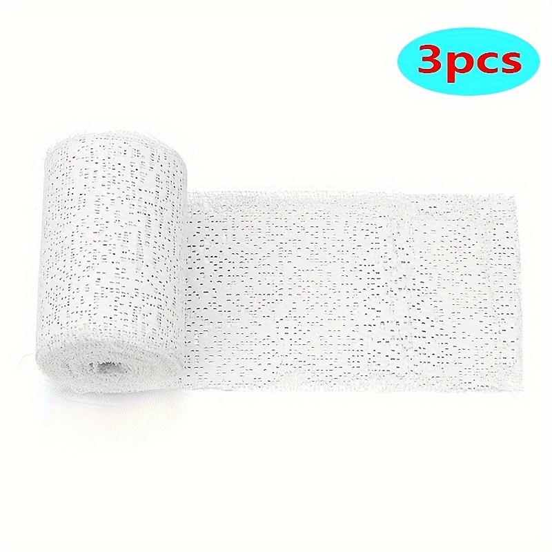 3pcs Plaster Bandages Cast Orthopedic Tape Cloth Gauze Emergency