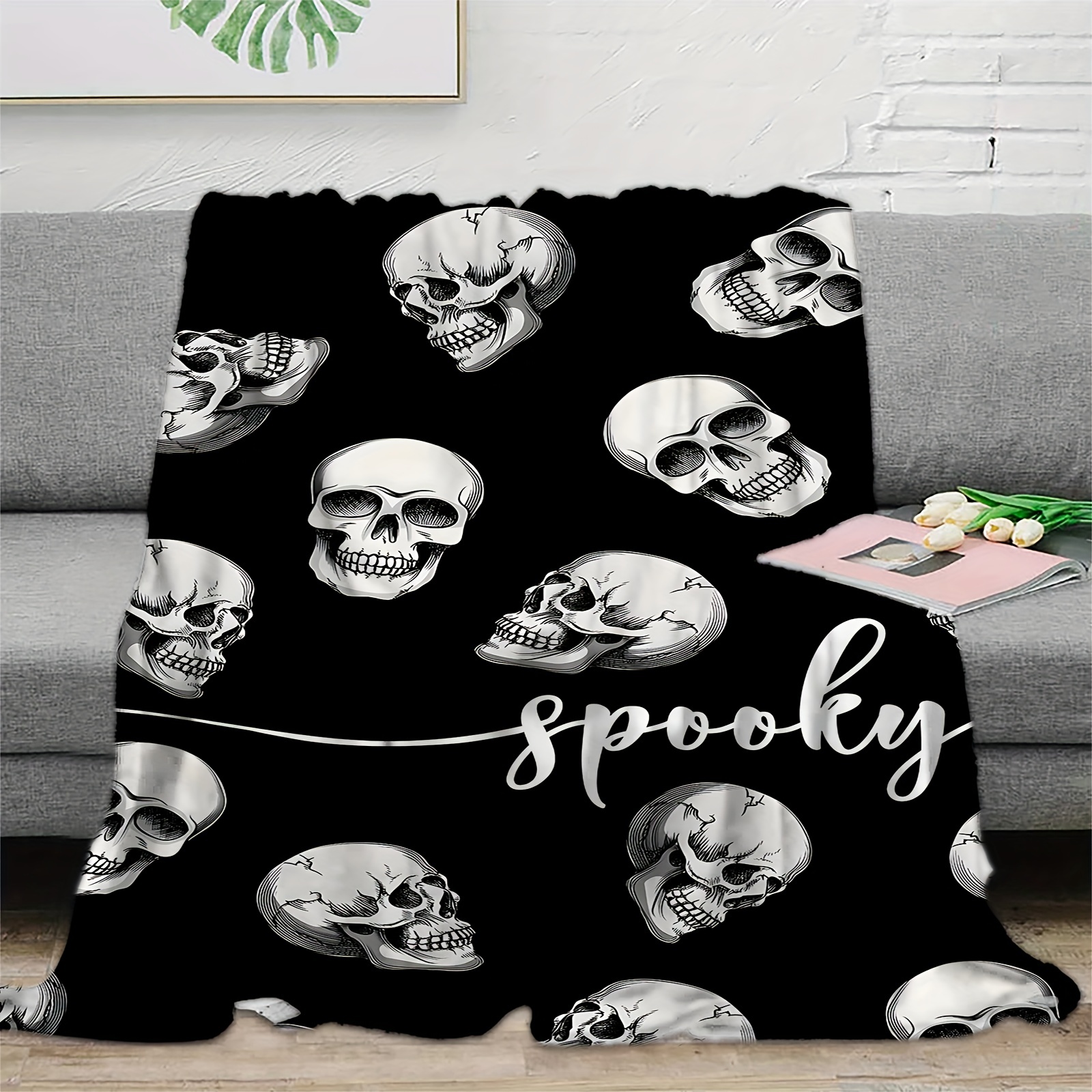 Gothic discount fleece blanket