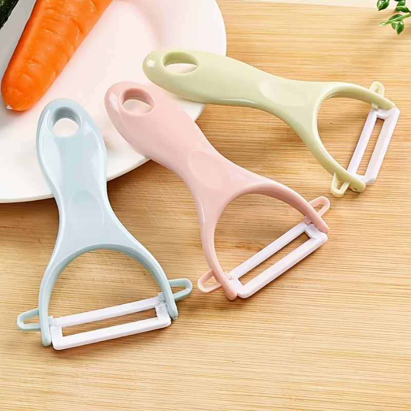 Ceramic Peeler, Fruit Knife Set, Kitchen Multifunctional Peeler, Two-piece  Set, Vegetable And Melon Shaver - Temu