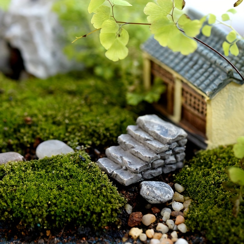 Fairy Garden Mini Moss Rocks 