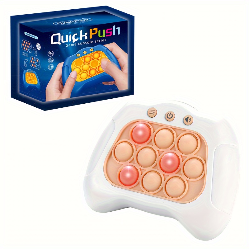 Fidget Toys, Pop Quick Push Game Console Electronic Light-up
