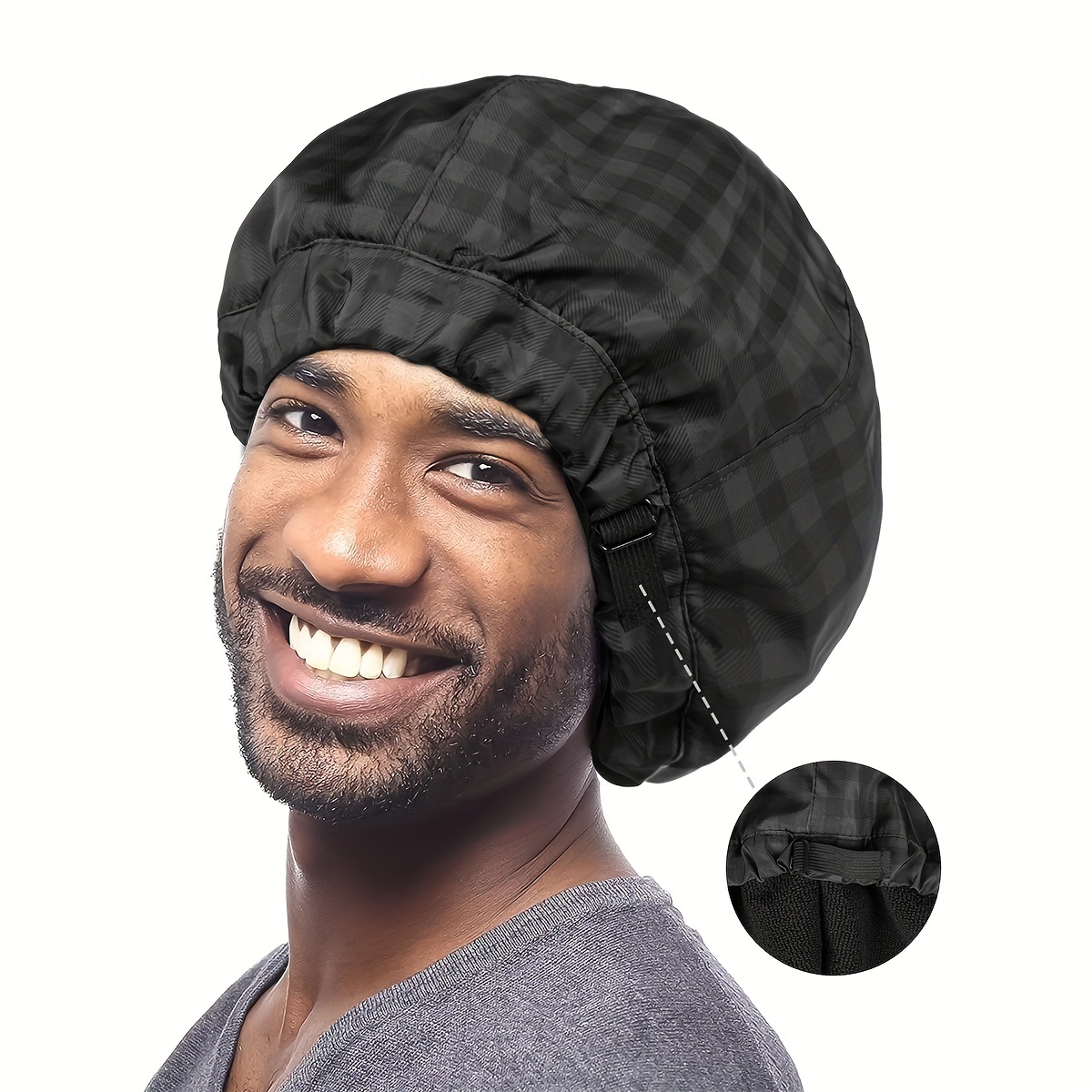 1 pièce Bonnet de douche imperméable – Réutilisable, bonnet