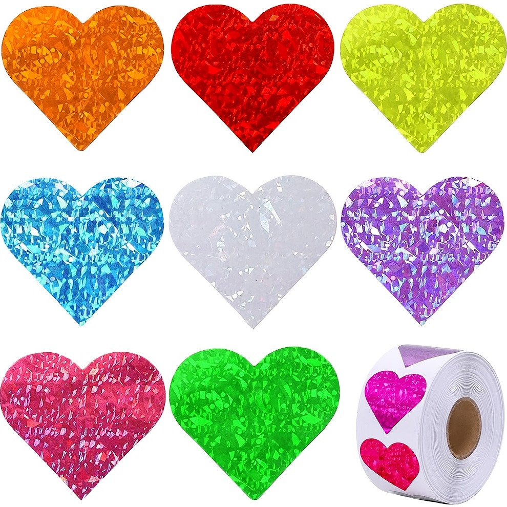 1PC 10M Valentine Hearts Rainbow Love Washi Tape Scrapbooking