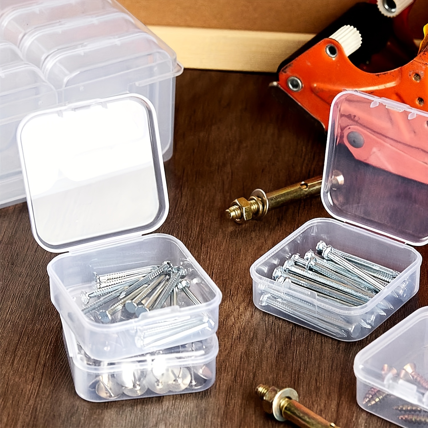 10 Compartment Small Organiser Storage Plastic Box Craft Nail Fuse Beads  Argos Square Storage Container Supplies LX1327 From Lindsay_sz, $0.6