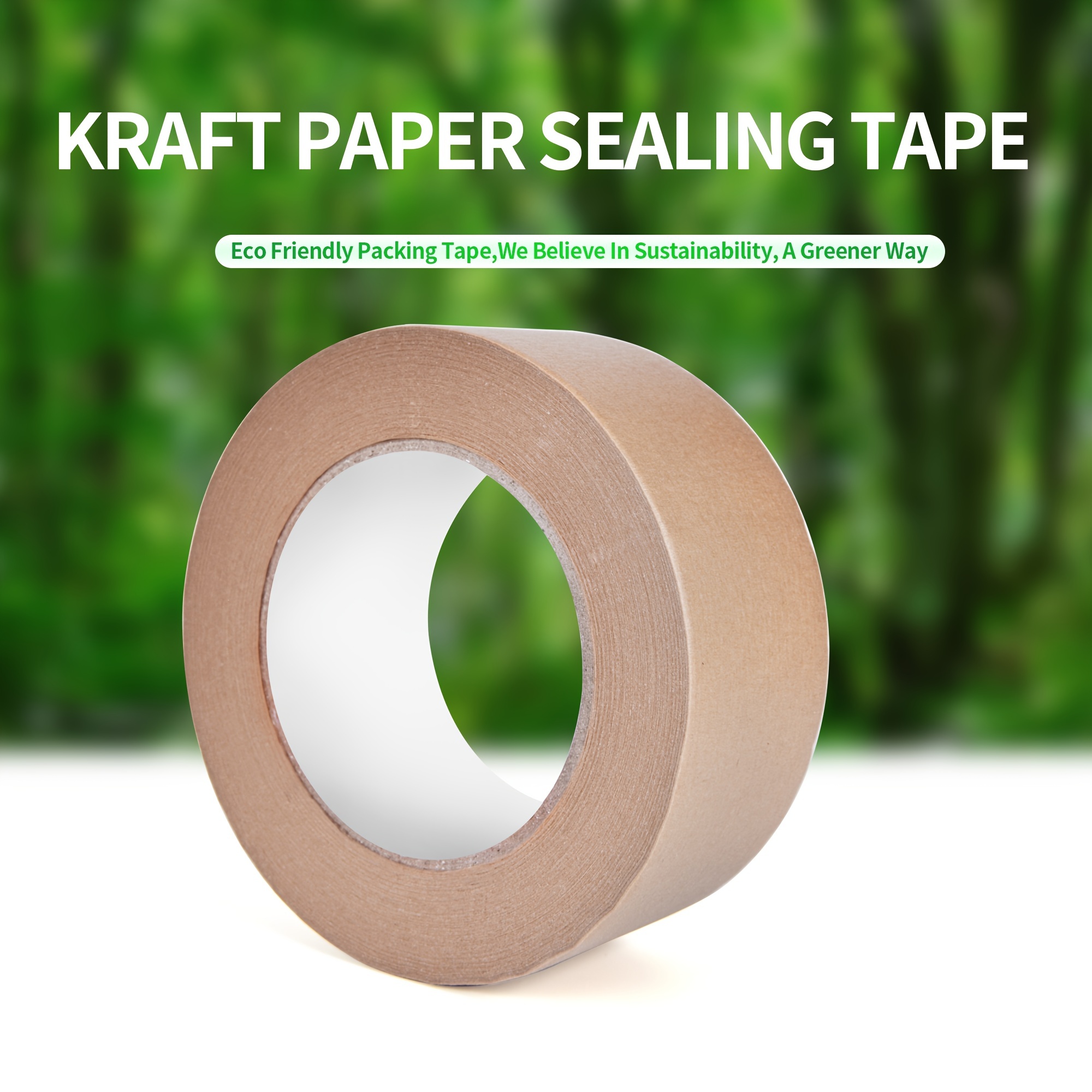 Papier kraft 10 mètres - Blanc vergé - masking tape