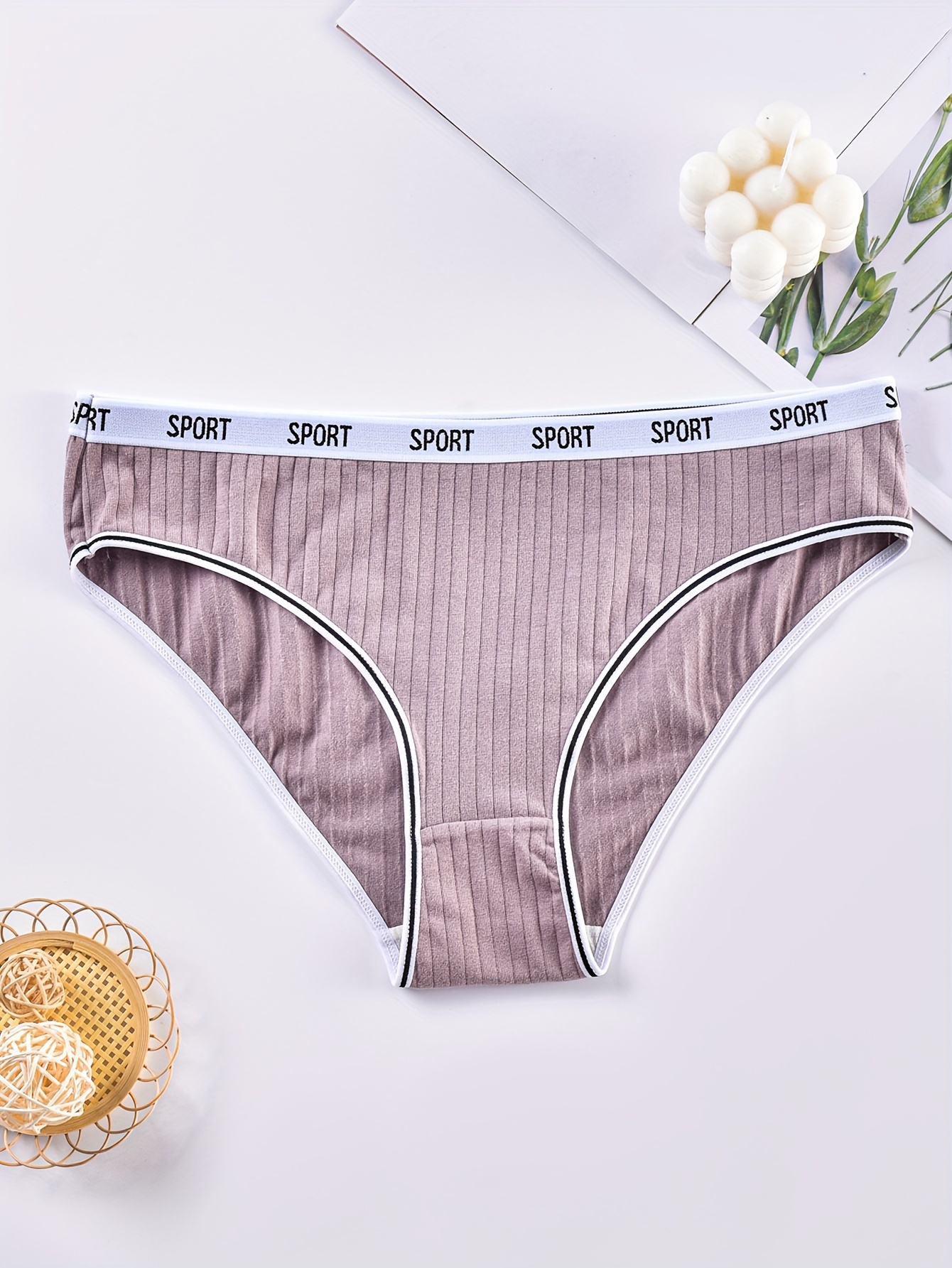 FINETOO 3PCS/Set Plus Size M-4XL Panties Women Cotton Female