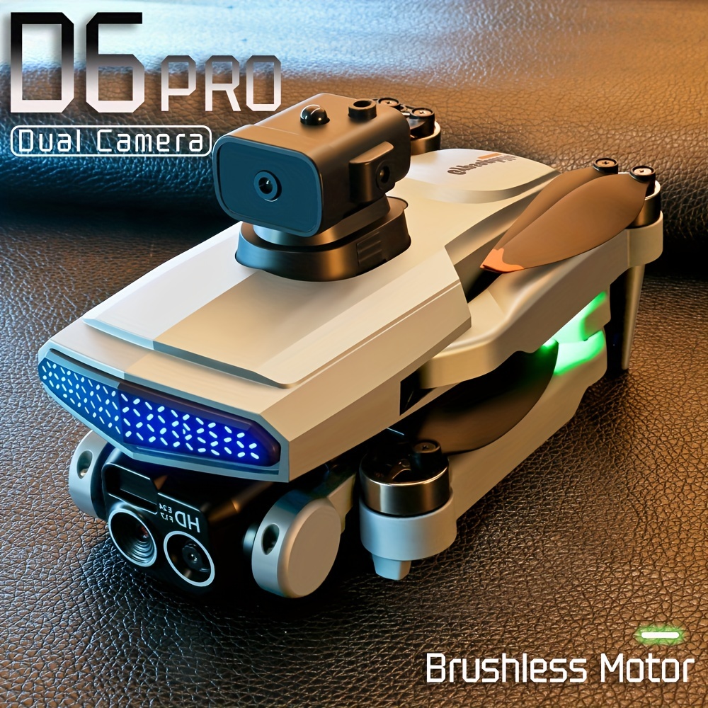 Dron con cámara dual HD, mini dron plegable para adultos y niños con  control remoto, juguetes cuadricópteros inteligentes para evitar obstáculos  UAV