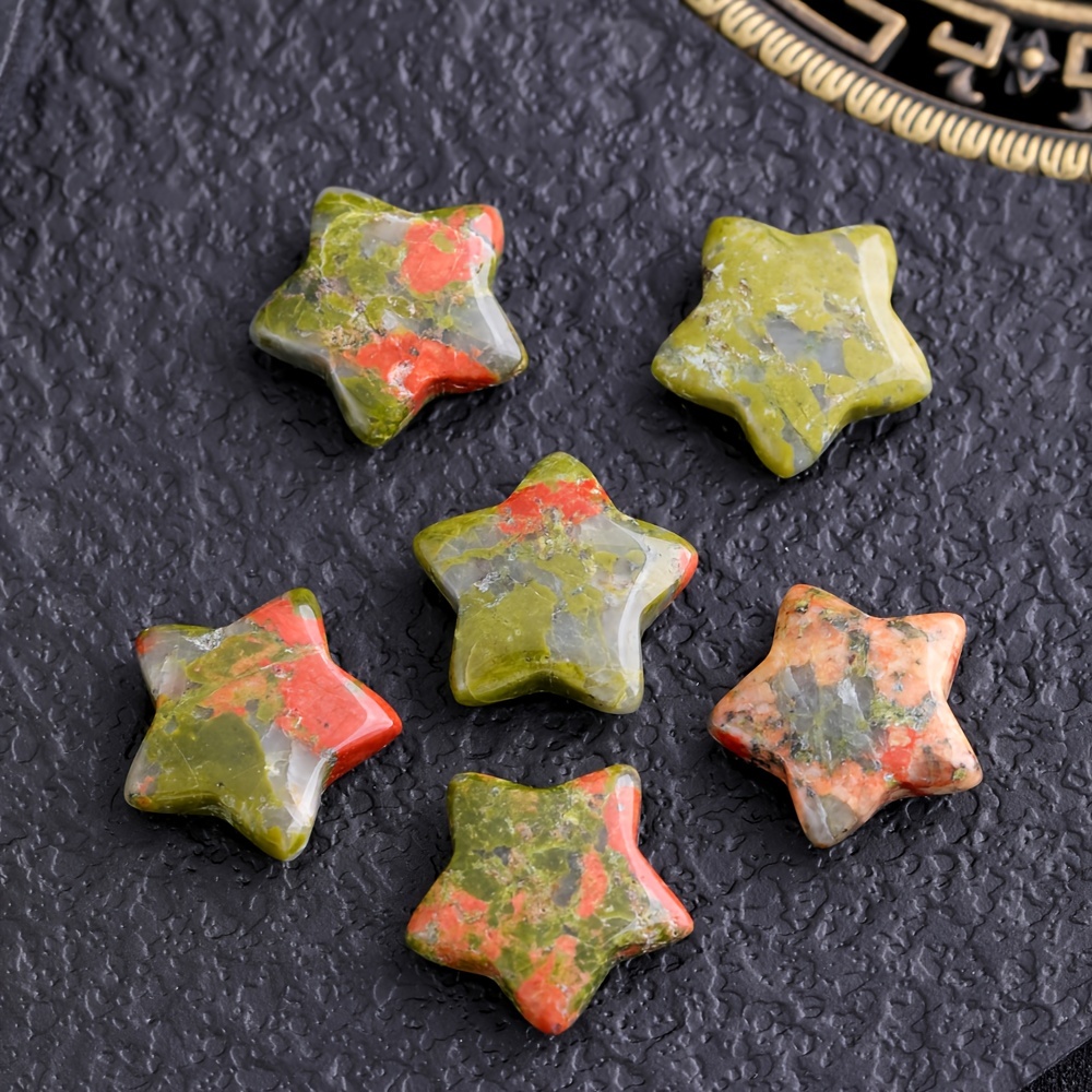 Chrysanthemum Green Stone Mini Star DIY Decoration Accessories