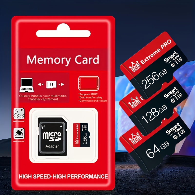 SD CARD Cartes SD Plus Grandes 64 Go 128 Go 256 Go 512 Go U3 - Temu Belgium