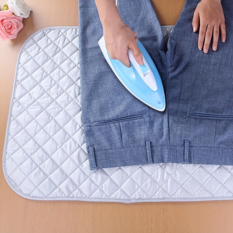 100% Natural Wool Pressing Mat Portable Felted Ironing Board, 1/2 Inch  Thick Retains Heat Pad for Quilting Supplies Sewing Notions DIY Crafts (17  X 13.5 Inch)