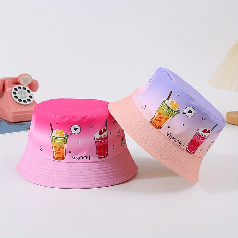 Adorable Sweet Cool Bucket Hat Boys Girls Trendy Versatile - Temu