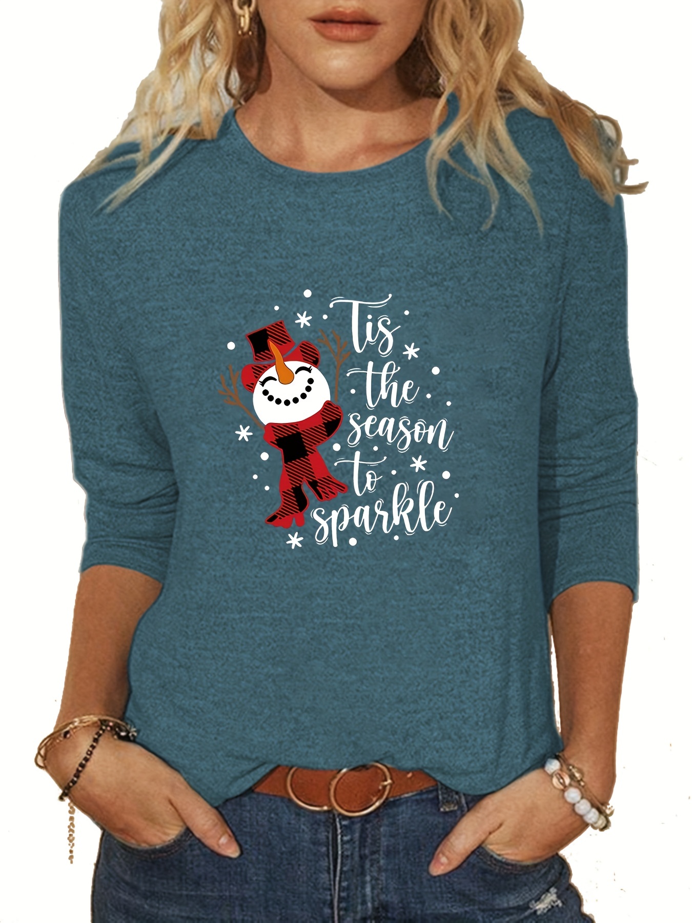 Plus size hot sale christmas shirts